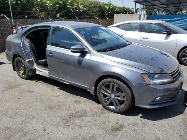 3VWL17AJ2JM214560 - 2018 VOLKSWAGEN JETTA SEL CHARCOAL photo 4