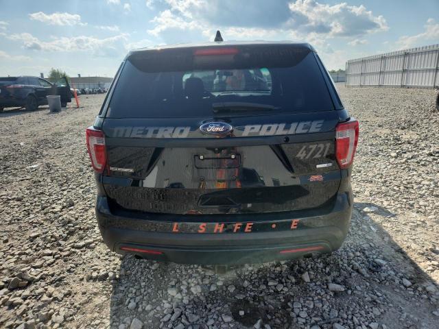 1FM5K8AR9HGA35954 - 2017 FORD EXPLORER POLICE INTERCEPTOR BLACK photo 6