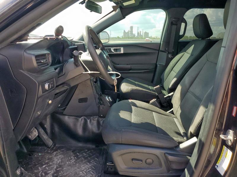 1FM5K8AB2LGA18912 - 2020 FORD EXPLORER POLICE INTERCEPTOR ذو لونين صورة 7