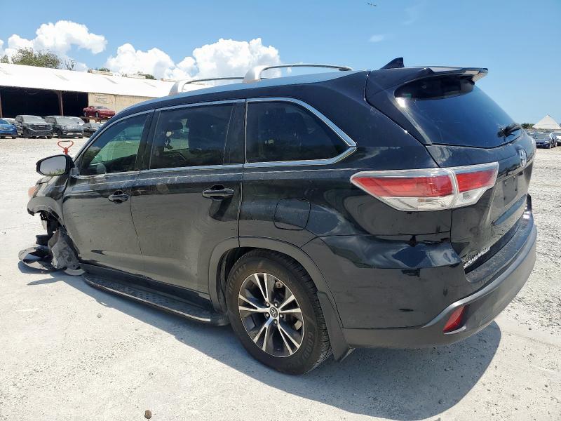 5TDKKRFH9GS503442 - 2016 TOYOTA HIGHLANDER XLE Чорний фото 2