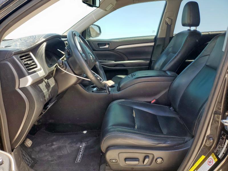 5TDKKRFH9GS503442 - 2016 TOYOTA HIGHLANDER XLE Чорний фото 7