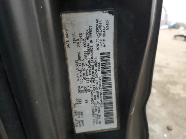 4TAWM72N4VZ308514 - 1997 TOYOTA TACOMA XTRACAB 黑色 照片 13