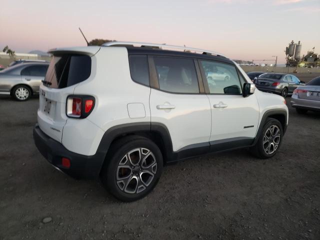 ZACCJADT9GPE01782 - 2016 JEEP RENEGADE LIMITED WHITE photo 3