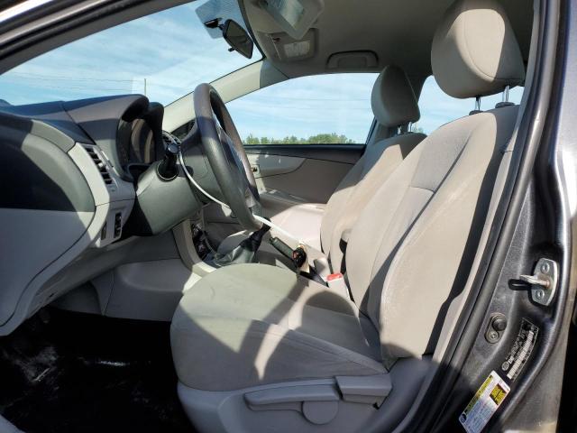 2T1BU4EE2DC962031 - 2013 TOYOTA COROLLA BASE Темно-сірий фото 7
