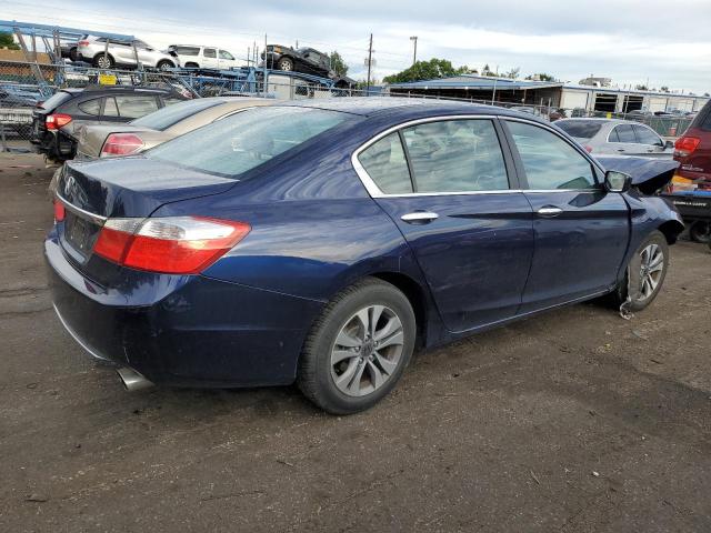 1HGCR2F33FA028654 - 2015 HONDA ACCORD LX BLUE photo 3