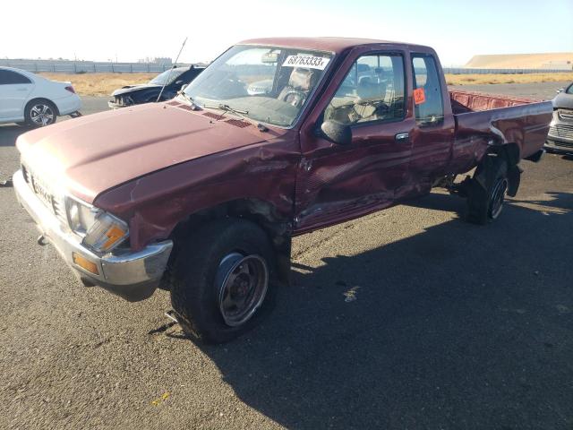 JT4RN13P1M6022924 - 1991 TOYOTA PICKUP 1/2 TON EXTRA LONG WHEELBASE DLX BURGUNDY photo 1