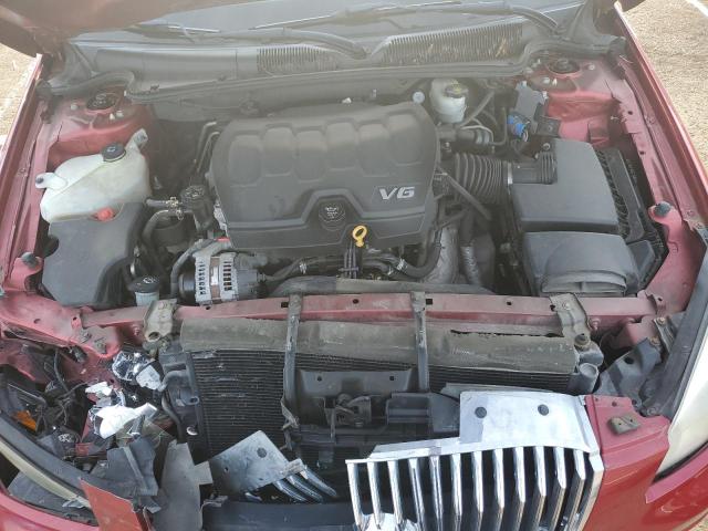 1G4HC5EM2AU109763 - 2010 BUICK LUCERNE CXL RED photo 11