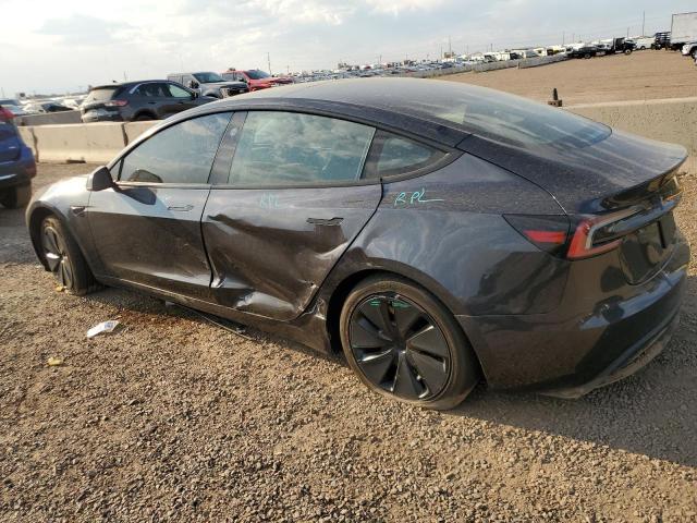 5YJ3E1EB3RF799687 - 2024 TESLA MODEL 3 رمادي صورة 2