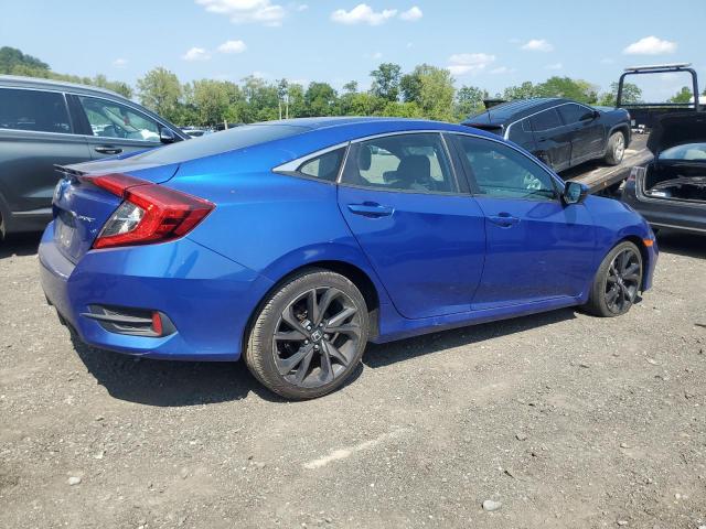 2HGFC2F83LH555861 - 2020 HONDA CIVIC SPORT BLUE photo 3