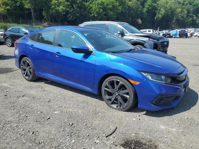 2HGFC2F83LH555861 - 2020 HONDA CIVIC SPORT BLUE photo 4