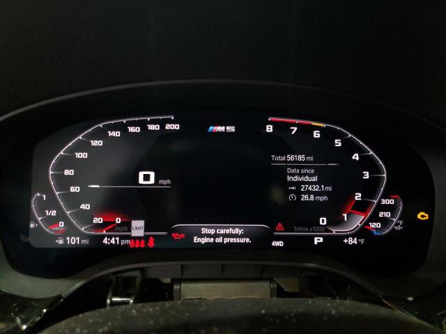 WBSJF0C08LCD66155 - 2020 BMW M5 BASE SILVER photo 9