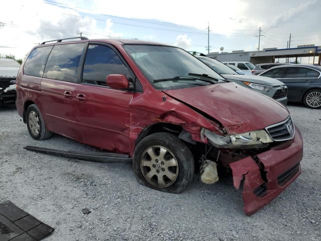 5FNRL18044B015195 - 2004 HONDA ODYSSEY EXL BURGUNDY photo 4
