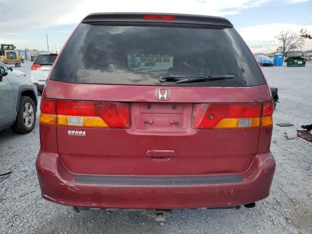 5FNRL18044B015195 - 2004 HONDA ODYSSEY EXL BURGUNDY photo 6
