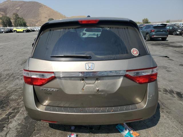 5FNRL5H63DB006838 - 2013 HONDA ODYSSEY EXL GOLD photo 6