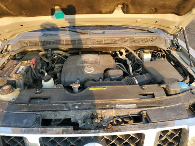 1N6AA0EJ9FN510519 - 2015 NISSAN TITAN S SILVER photo 11