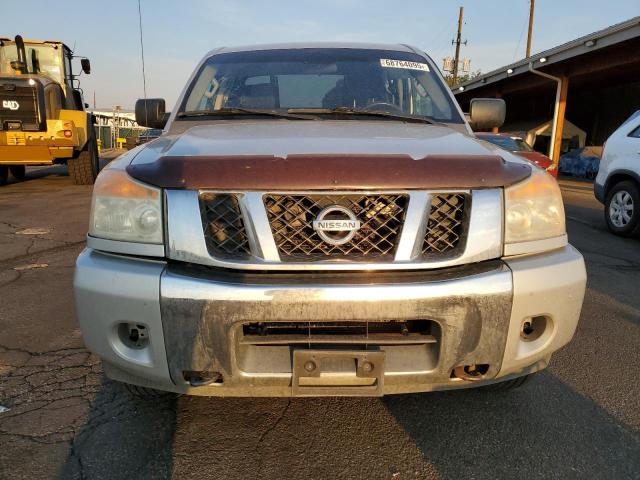 1N6AA0EJ9FN510519 - 2015 NISSAN TITAN S SILVER photo 5