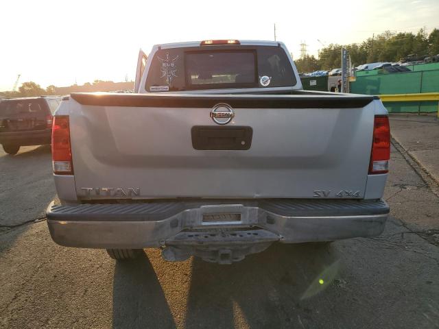 1N6AA0EJ9FN510519 - 2015 NISSAN TITAN S SILVER photo 6