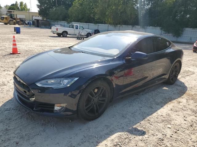 5YJSA1H17EFP35169 - 2014 TESLA MODEL S 蓝色 照片 1
