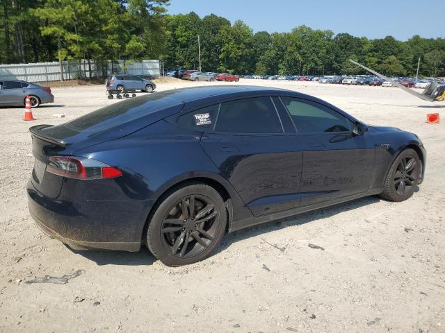 5YJSA1H17EFP35169 - 2014 TESLA MODEL S 蓝色 照片 3