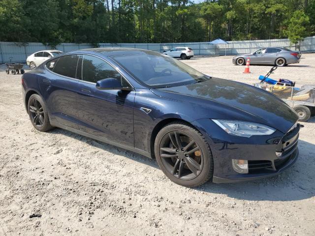5YJSA1H17EFP35169 - 2014 TESLA MODEL S 蓝色 照片 4