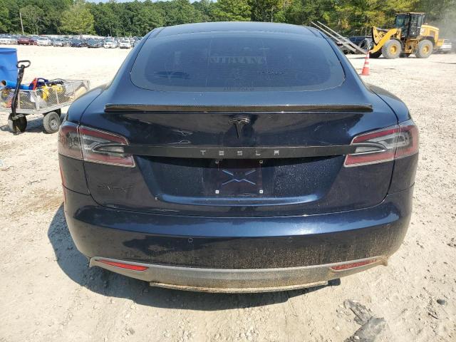 5YJSA1H17EFP35169 - 2014 TESLA MODEL S 蓝色 照片 6