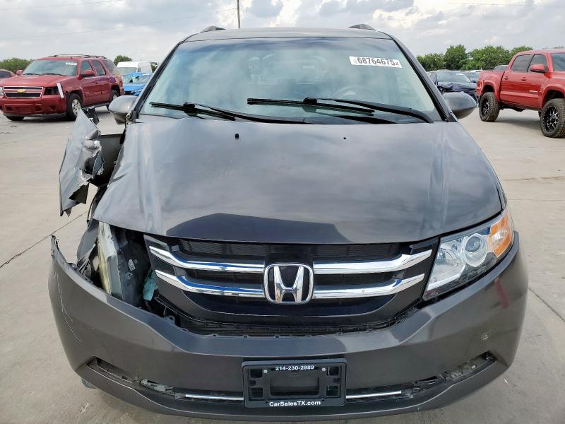 5FNRL5H45EB064966 - 2014 HONDA ODYSSEY EX GRAY photo 5