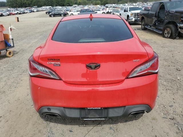 KMHHT6KD0DU105841 - 2013 HYUNDAI GENESIS CO 2.0T RED photo 6