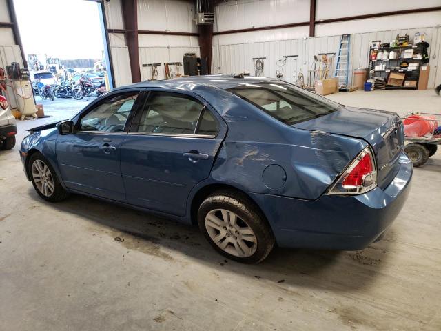 3FAHP08Z59R100910 - 2009 FORD FUSION SEL BLUE photo 2