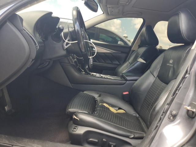 JN1BV7AP6EM672338 - 2014 INFINITI Q50 BASE ნაცრისფერი ფოტო 7