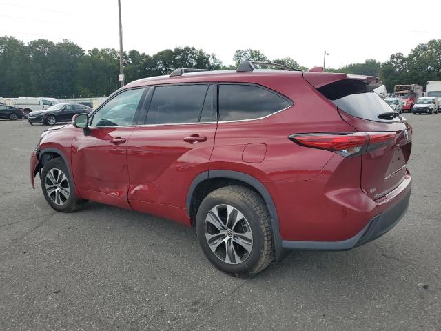 5TDHZRBH6MS557739 - 2021 TOYOTA HIGHLANDER XLE Rouge photo 2