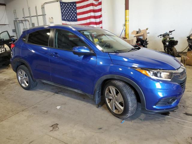 3CZRU6H78KM742978 - 2019 HONDA HR-V EXL BLUE photo 4