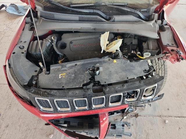 3C4NJCBB0JT227938 - 2018 JEEP COMPASS LATITUDE წითელი ფოტო 12