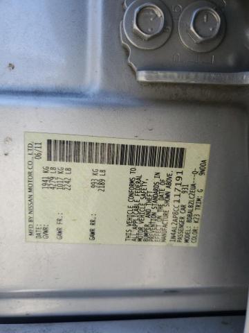 1N4AL2AP8CC117191 - 2012 NISSAN ALTIMA BASE Silber Foto 13