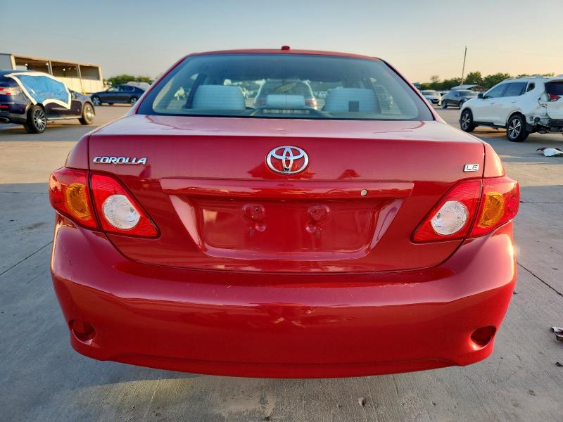 1NXBU4EE5AZ373632 - 2010 TOYOTA COROLLA BASE Rojo foto 6