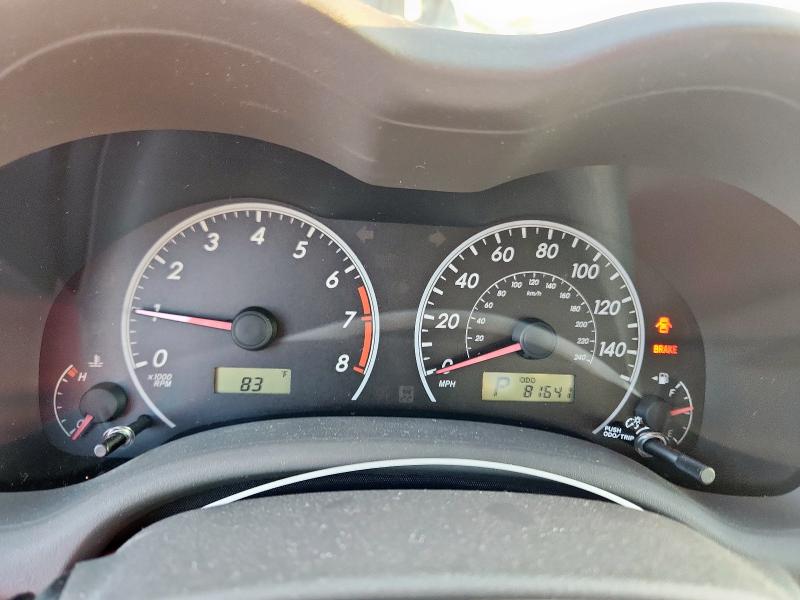 1NXBU4EE5AZ373632 - 2010 TOYOTA COROLLA BASE Rojo foto 9