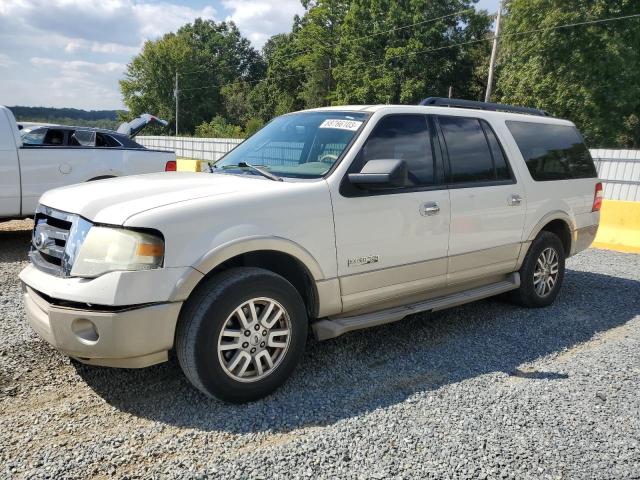 1FMFK17558LA51740 - 2008 FORD EXPEDITION EL EDDIE BAUER WHITE photo 1