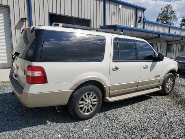 1FMFK17558LA51740 - 2008 FORD EXPEDITION EL EDDIE BAUER WHITE photo 3