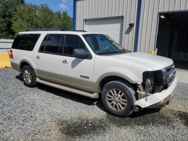 1FMFK17558LA51740 - 2008 FORD EXPEDITION EL EDDIE BAUER WHITE photo 4