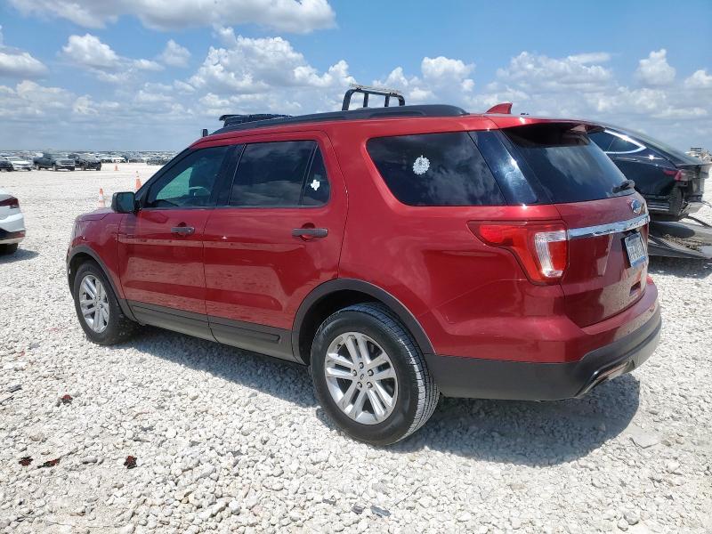 1FM5K7B82GGB51639 - 2016 FORD EXPLORER წითელი ფოტო 2