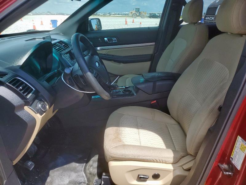 1FM5K7B82GGB51639 - 2016 FORD EXPLORER წითელი ფოტო 7