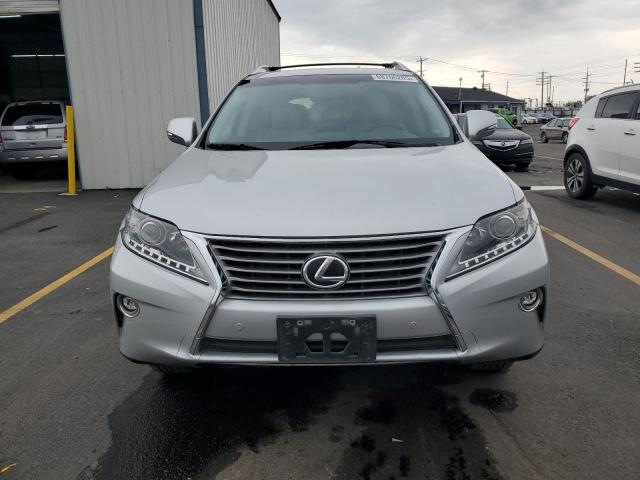 2T2BK1BA0FC331248 - 2015 LEXUS RX 350 BASE SILVER photo 5