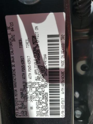 3TMAZ5CN4PM208520 - 2023 TOYOTA TACOMA DOUBLE CAB Grau Foto 12