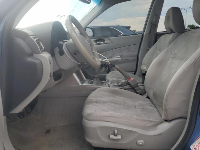 JF2SH6CC3AG787983 - 2010 SUBARU FORESTER 2.5X PREMIUM BLUE photo 7