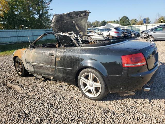 WAUDF48H98K010668 - 2008 AUDI A4 2.0T CABRIOLET QUATTRO BLACK photo 2