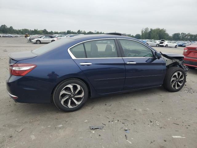 1HGCR2F80GA038393 - 2016 HONDA ACCORD EXL BLUE photo 3