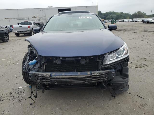 1HGCR2F80GA038393 - 2016 HONDA ACCORD EXL BLUE photo 5
