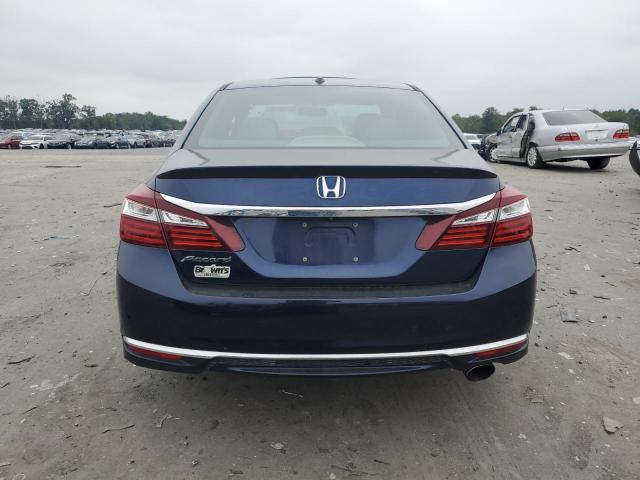 1HGCR2F80GA038393 - 2016 HONDA ACCORD EXL BLUE photo 6