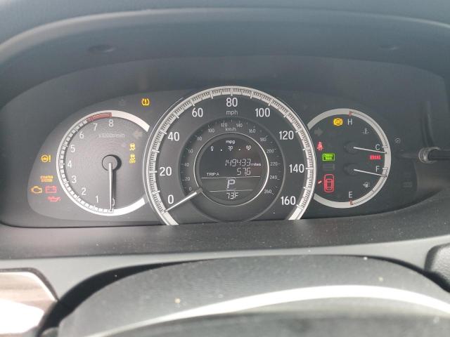 1HGCR2F80GA038393 - 2016 HONDA ACCORD EXL BLUE photo 9