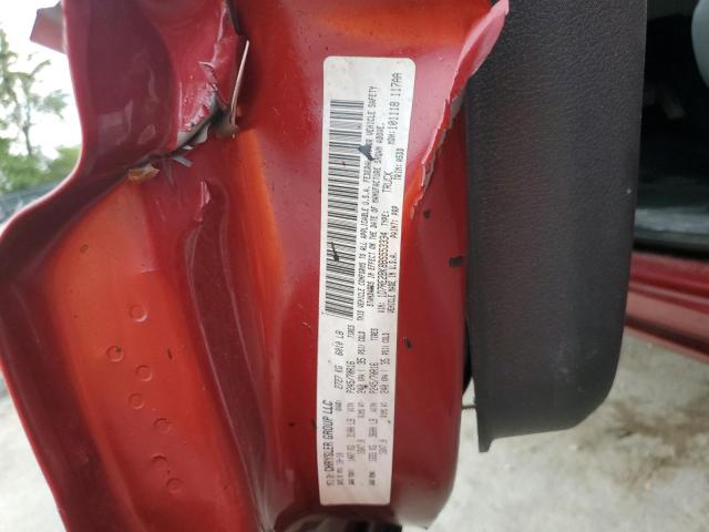 1D7RE2BK8BS553334 - 2011 DODGE DAKOTA ST Красный фото 12