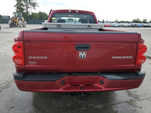 1D7RE2BK8BS553334 - 2011 DODGE DAKOTA ST Красный фото 6